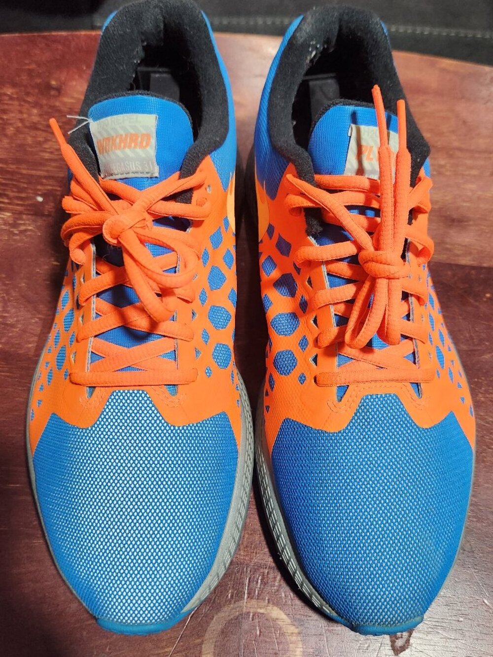 Nike Air Max 1 iD   - Blue/Orange - Men's Size 9-Excellent Condition